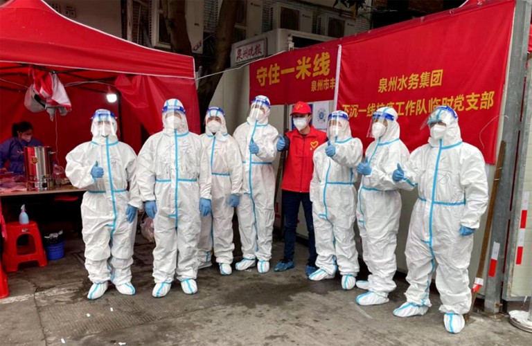 1-泉州配图2   在水务大脑的支撑下，水务集团志愿者有序高效奋战在防疫一线.jpg